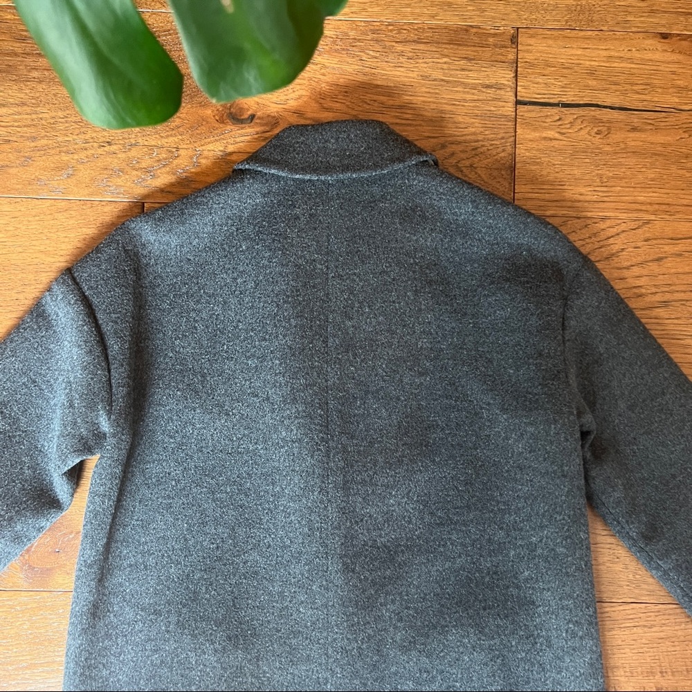 Madewell Monsieur Coat in Dark Gray - Picture 7 of 15